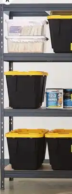 Ace Hardware Metal 27gal Bin Rack, Metal 4-Tier or Resin 4-Tier Shelving Units offer