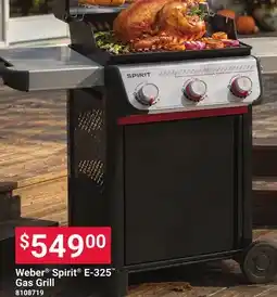Ace Hardware Weber Spirit E-325 Gas Grill offer
