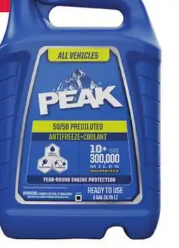 Ace Hardware PEAK Prediluted Antifreeze + Coolant offer
