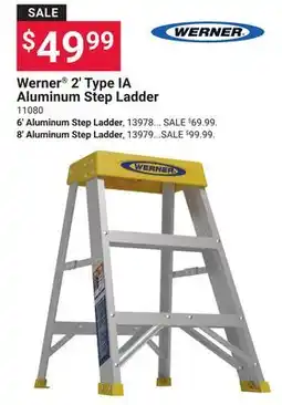 Ace Hardware Werner 2' Type IA Aluminum Step Ladder offer