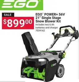 Ace Hardware EGO POWER+ 56V 21 Single Stage Snow Blower Kit offer