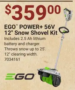 Ace Hardware EGO POWER+ 56V 12 Snow Shovel Kit offer