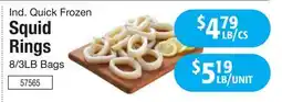 Restaurant Depot Ind. Quick Frozen Squid Rings offer