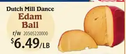 Restaurant Depot Dutch Mill Dance Edam Ball offer