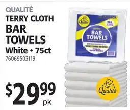Restaurant Depot QUALITÉ TERRY CLOTH BAR TOWELS offer