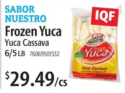 Restaurant Depot SABOR NUESTRO Yuca Cassava offer
