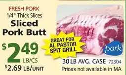 Restaurant Depot Sliced Pork Butt offer