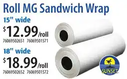 Restaurant Depot Roll MG Sandwich Wrap offer