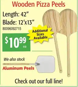 Restaurant Depot Wooden Pizza Peels offer