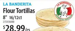 Restaurant Depot LA BANDERITA Flour Tortillas offer