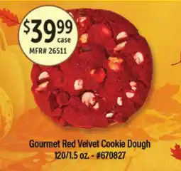 Restaurant Depot Gourmet Red Velvet Cookie Dough offer