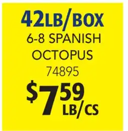 Restaurant Depot 6-8 SPANISH OCTOPUS offer
