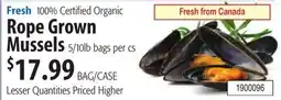 Restaurant Depot Rope Grown Mussels offer