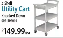 Restaurant Depot 3 Shelf Utility Cart offer