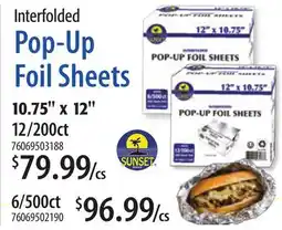 Restaurant Depot Interfolded Pop-Up Foil Sheets offer