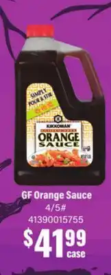 Restaurant Depot GF Orange Sauce offer