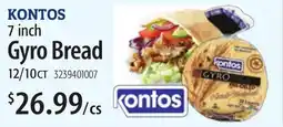 Restaurant Depot KONTOS 7 inch Gyro Bread offer