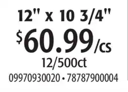 Restaurant Depot 12 x 10 3/4 offer