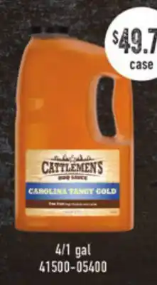 Restaurant Depot CATTLEMEN'S BOO NOISE CAROLINA TANGY GOLD offer