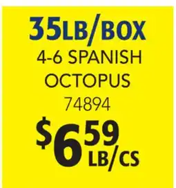 Restaurant Depot 4-6 SPANISH OCTOPUS offer