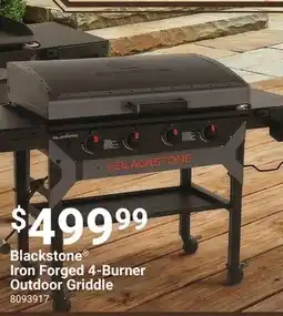 Ace Hardware Blackstone Iron Forged 4-Burner Outdoor Griddle offer