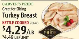 Restaurant Depot CARVER'S PRIDE Turkey Breast offer