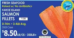 Restaurant Depot FAROE ISLAND SALMON FILLETS offer