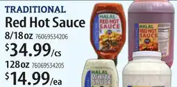 Restaurant Depot TRADITIONAL Red Hot Sauce offer