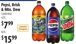 Restaurant Depot Pepsi, Brisk & Mtn. Dew offer