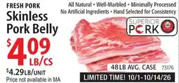 Restaurant Depot SKINLESS PORK BELLY offer