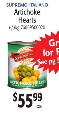 Restaurant Depot Artichoke Hearts offer