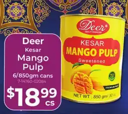 Restaurant Depot Deer Kesar Mango Pulp offer