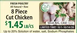 Restaurant Depot 8 Piece Cut Chicken offer