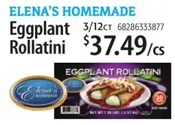 Restaurant Depot Elena's Homemade Eggplant Rollatini offer