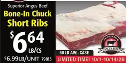 Restaurant Depot Superior Angus Beef Bone-In Chuck Short Ribs offer