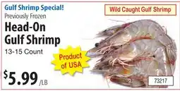 Restaurant Depot Head-On Gulf Shrimp offer