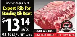 Restaurant Depot Export Rib for Standing Rib Roast offer