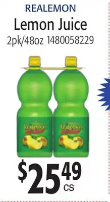 Restaurant Depot REALEMON Lemon Juice offer