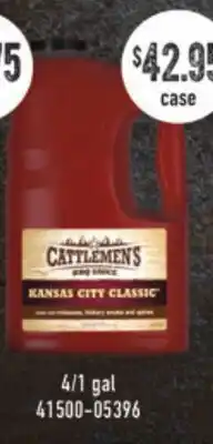 Restaurant Depot CATTLEMEN'S BBQ SAUCE offer