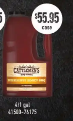 Restaurant Depot CATTLEMEN'S MISSISSIPPI HONEY BBQ offer