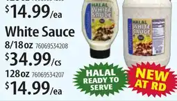 Restaurant Depot White Sauce offer