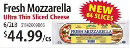 Restaurant Depot Fresh Mozzarella Ultra Thin Sliced Cheese offer