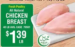 Restaurant Depot FRESH POULTRY ALL NATURAL CHICKEN BREAST offer