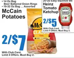 SuperFresh McCain Potatoes, Heinz Tomato Ketchup offer