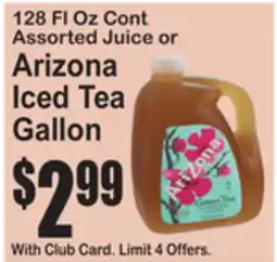 SuperFresh Arizona Iced Tea Gallon offer