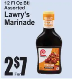 SuperFresh 12 FL OZ Btl Assorted Lawry's Marinade offer