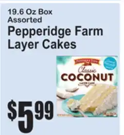 SuperFresh Assorted Pepperidge Farm Layer Cakes offer