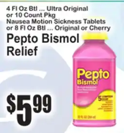 SuperFresh Pepto Bismol Relief offer