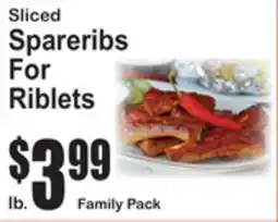 SuperFresh Sliced Spareribs For Riblets offer