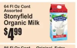 SuperFresh Stonyfield Organic Milk offer